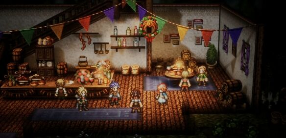 歧路旅人0圣火节流程 歧路旅人0圣火节图文攻略