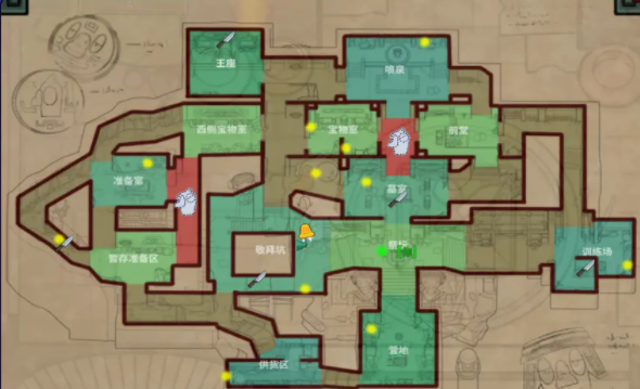 鹅鸭杀手游丛林神殿地图攻略 鹅鸭杀手游丛林神殿地图分析