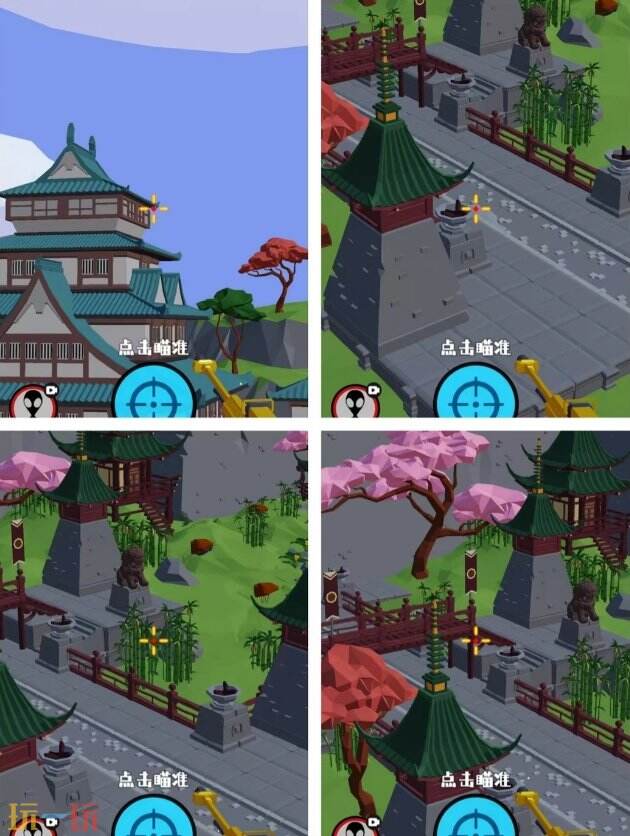 狙击外星人第62关怎么过 第六十二关樱花古镇详细图文攻略